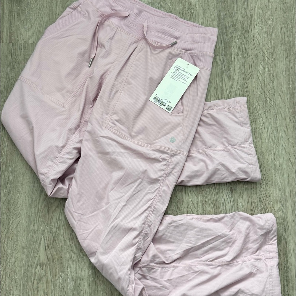 Light Pink Lululemon Dance Studio MR Pant